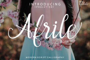 Afrile: The Modern Script Font for Handmade Brands