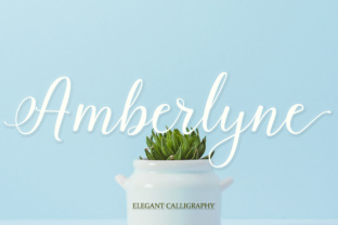 Amberlyne: A Soft Handwritten Font for Branding