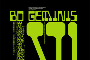 BD Geminis: A Retro Computer Font