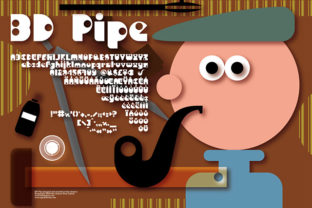 BD Pipe Font for Creative Design