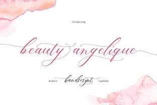 Beauty Angelique: A Decorative Script Font for Editorial Design