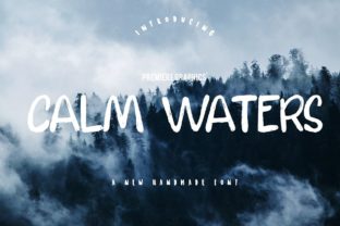 Calm Waters Font for Editorial Design