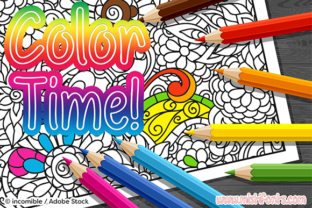 Color Time: The Outline Font for Handmade Branding