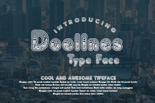 Doelines: A Modern Decorative Font for Web Headers
