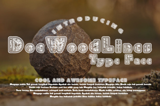 DoeWoodLines Font Review for Creative Branding