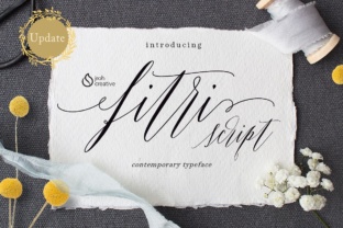 Fitri: A Modern Script Handwritten Font for Elegant Designs
