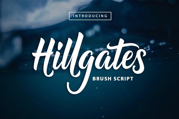 Hillgates Font for Web Design