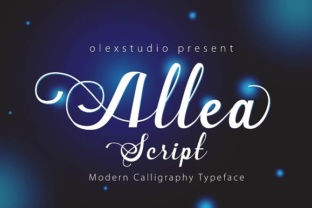 New Allea Font for Web Design