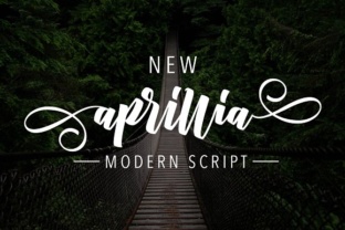 New Aprillia Font for Elegant Design