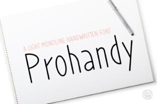 Prohandy: A Light Script Font for Handmade Brands