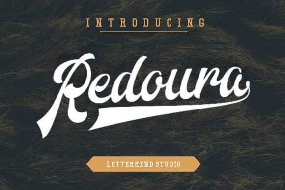 Redoura Font: Elegant Handwritten Style