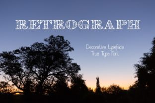 Retrograph: A Hand-Drawn Font for Creative Projects