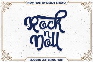 Rock n Doll Script Font for Modern Web Design