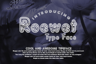 Roewet: The Decorative Font for Memorable Branding