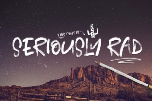 Seriously Rad Font for Creative Projects