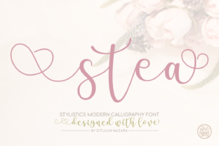 Stea: A Decorative Script Font for Editorial Design