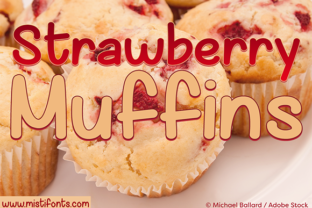 Strawberry Muffins: A Yummy Handwritten Typeface for Web Design