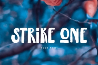 Strike One Font for Editorial Design