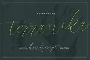 Terranika: A Modern Handwritten Font