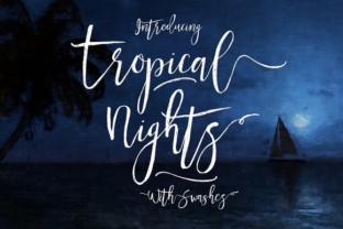 Tropical Nights Font for Web Design